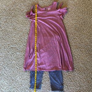 Kids dress and legging set
